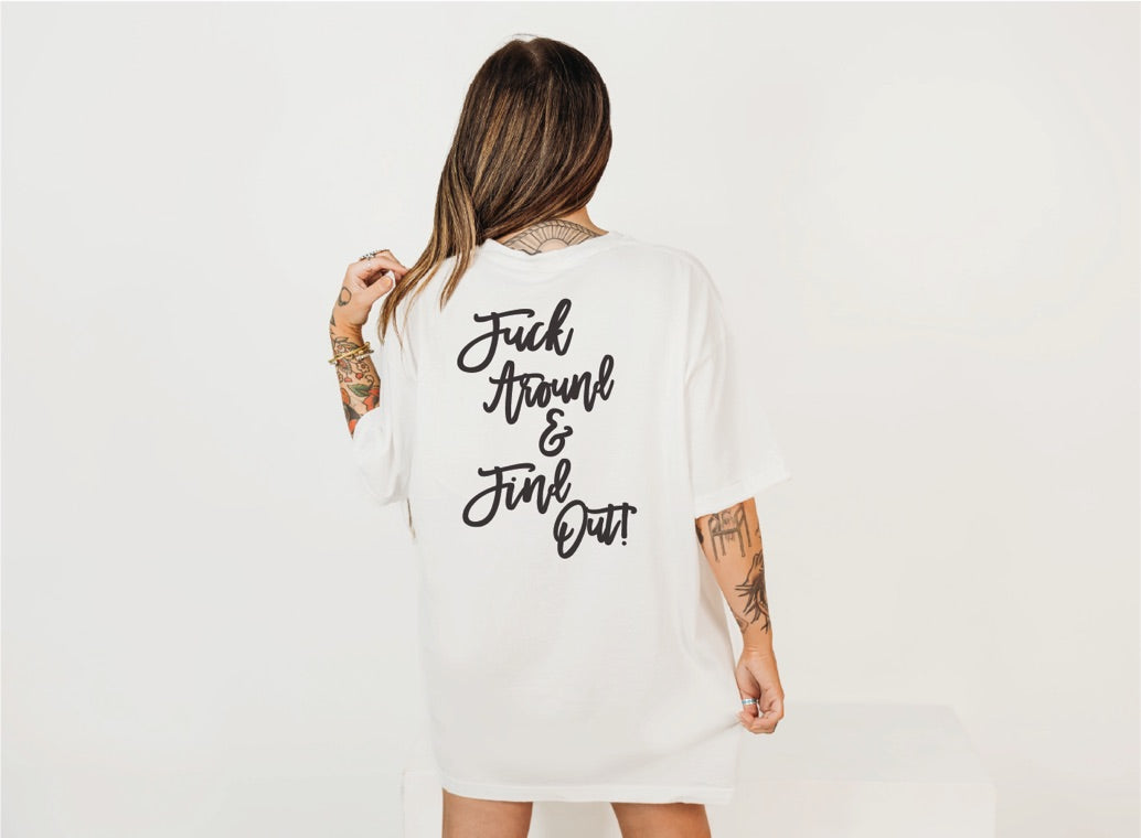 Wrong Bitch Ranch Fuck Around And Find Out, 2-Sided, Unisex Jersey Short Sleeve Women's T-Shirt