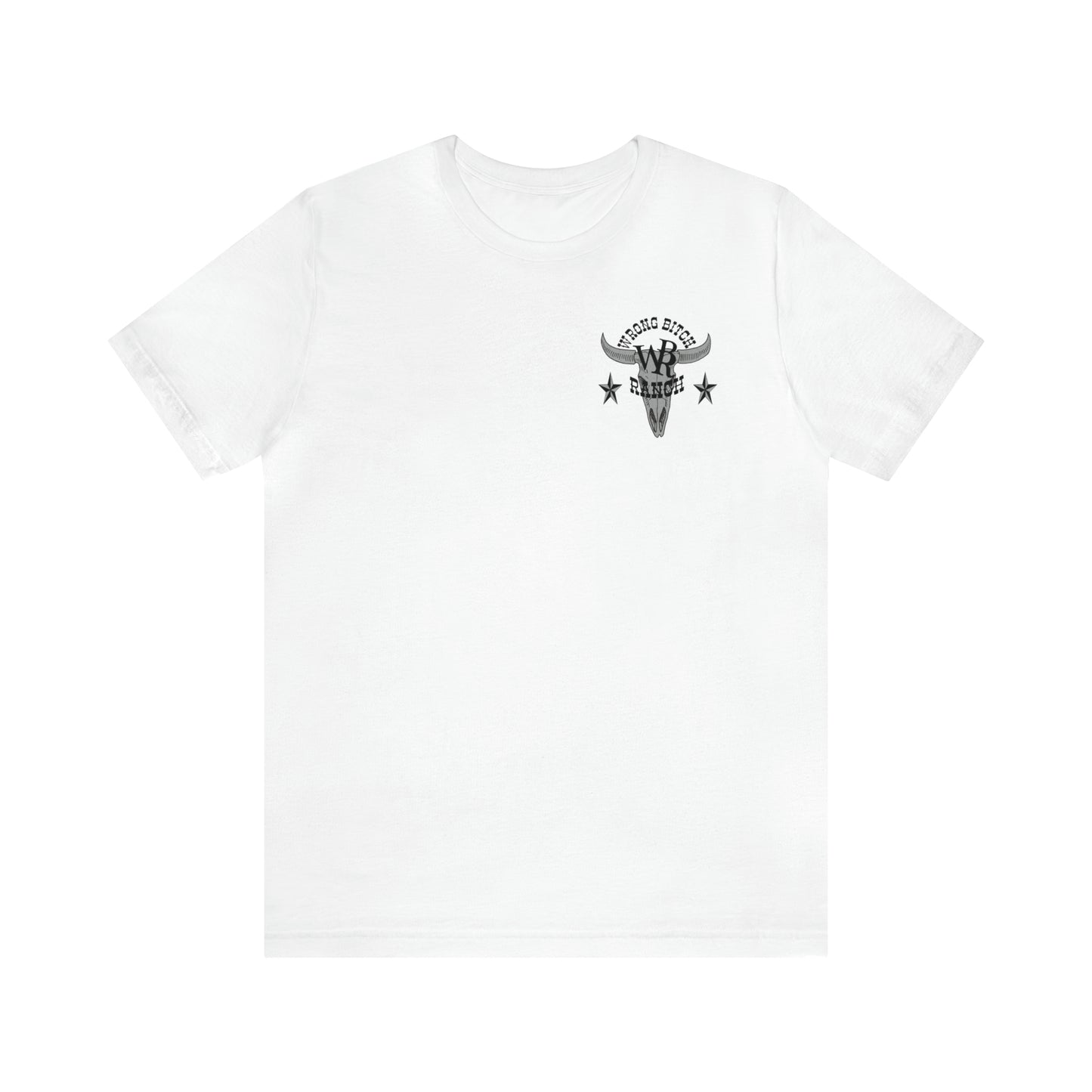 Wrong Bitch Ranch FAFO 2-Sided Unisex Jersey Short Sleeve Tee.