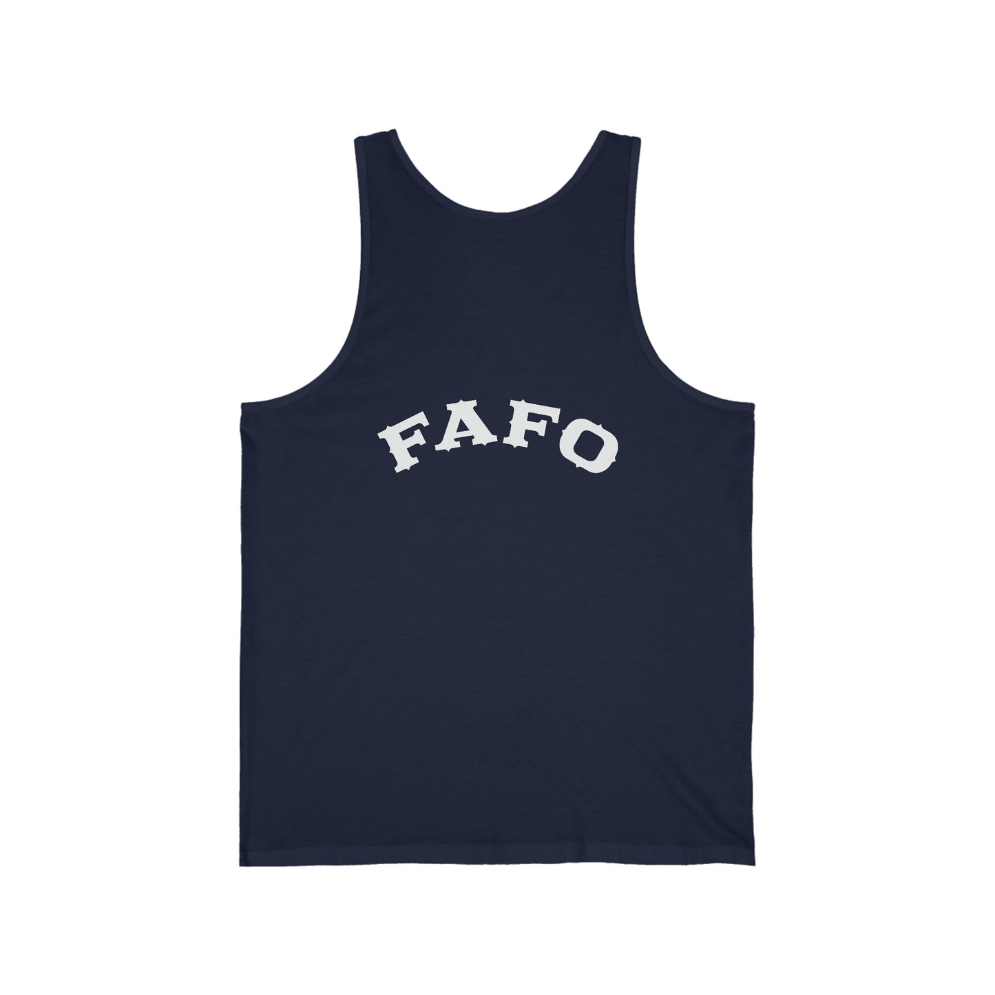 Wrong Bitch Ranch FAFO 2 sided Unisex Jersey Women's Tank