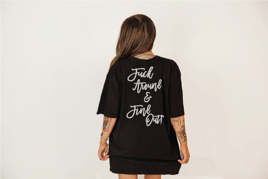 Wrong Bitch Ranch Fuck Around And Find Out, 2-Sided, Unisex Jersey V-Neck Short Sleeve Tee