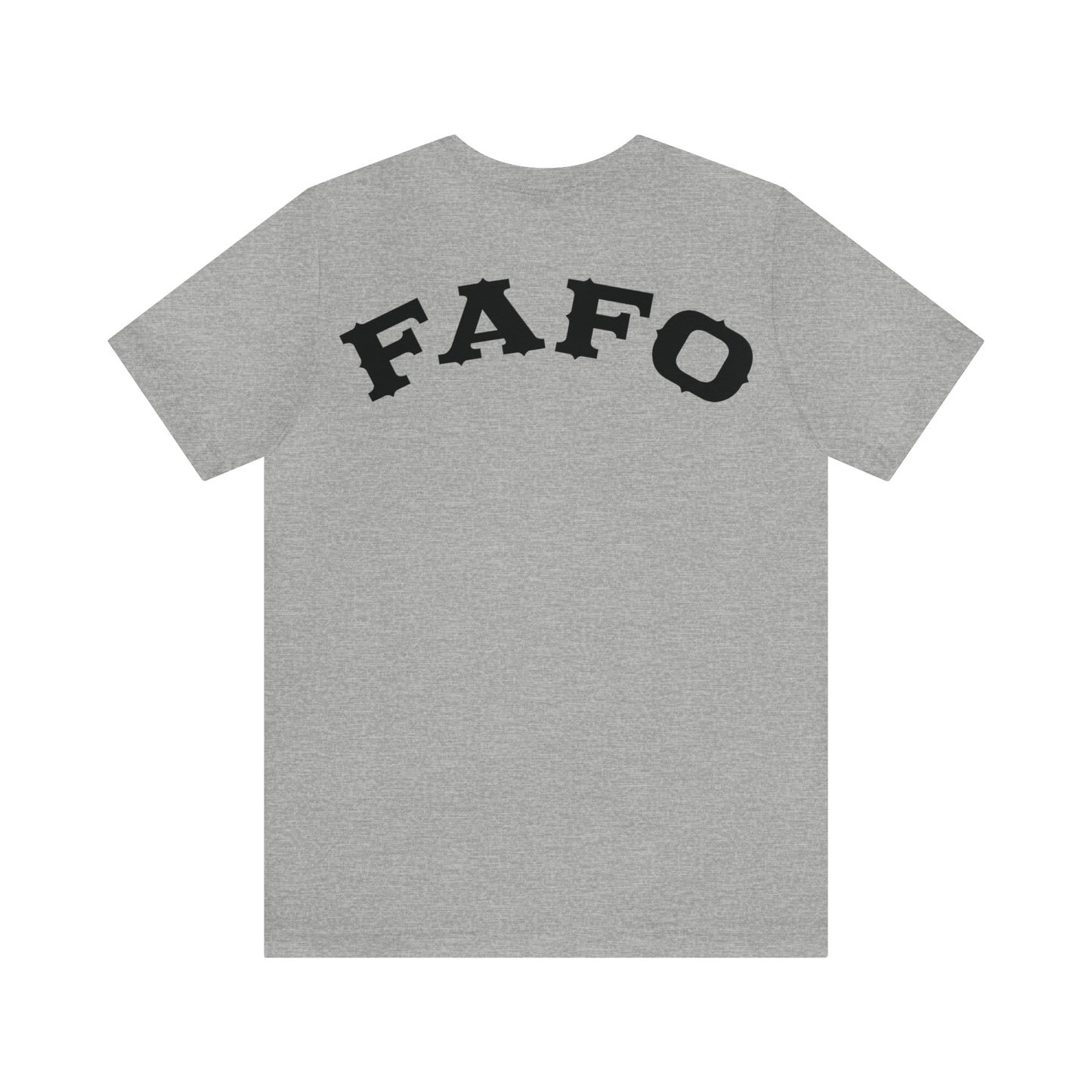 Wrong Bitch Ranch FAFO 2-Sided Unisex Jersey Short Sleeve Tee.