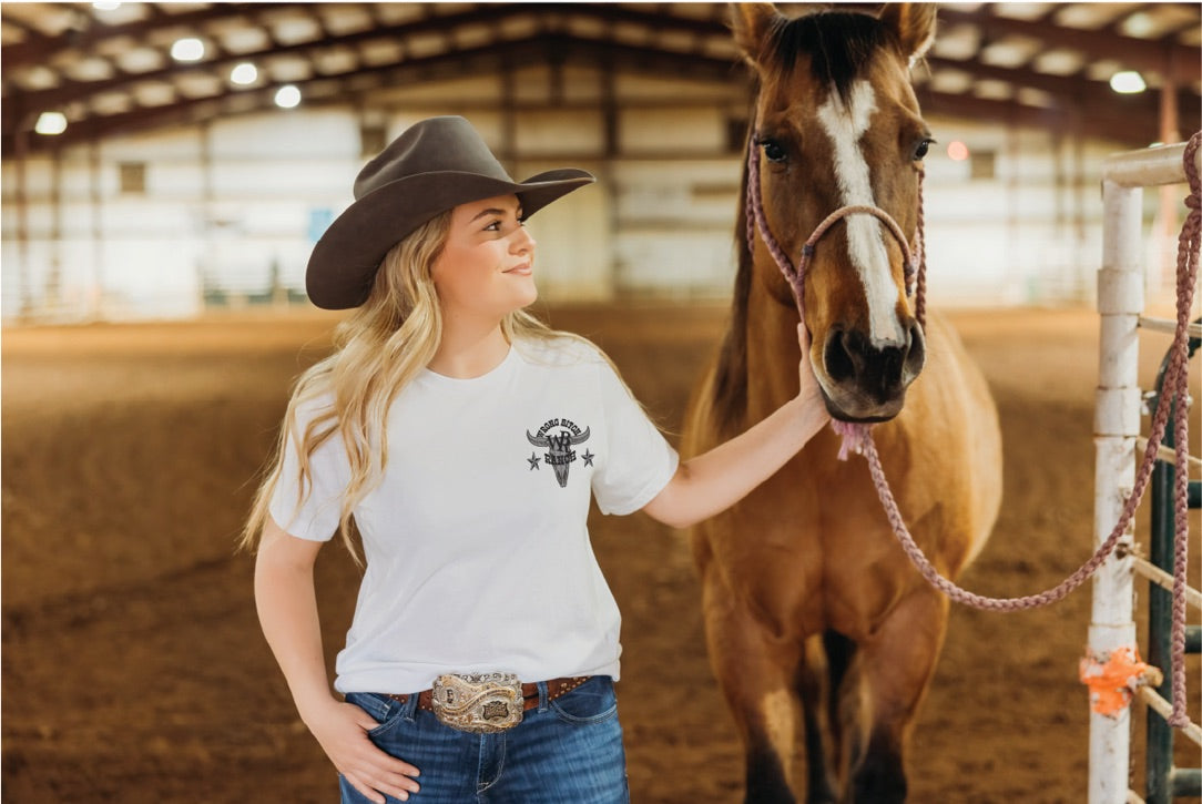 Wrong Bitch Ranch FAFO 2-Sided Unisex Jersey Short Sleeve Tee.